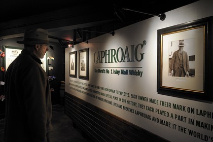 United Kingdom, Scotland, Inner Hebrides, Islay Island, Port Ellen, Laphroaig Scotch whisky distillery, the museum