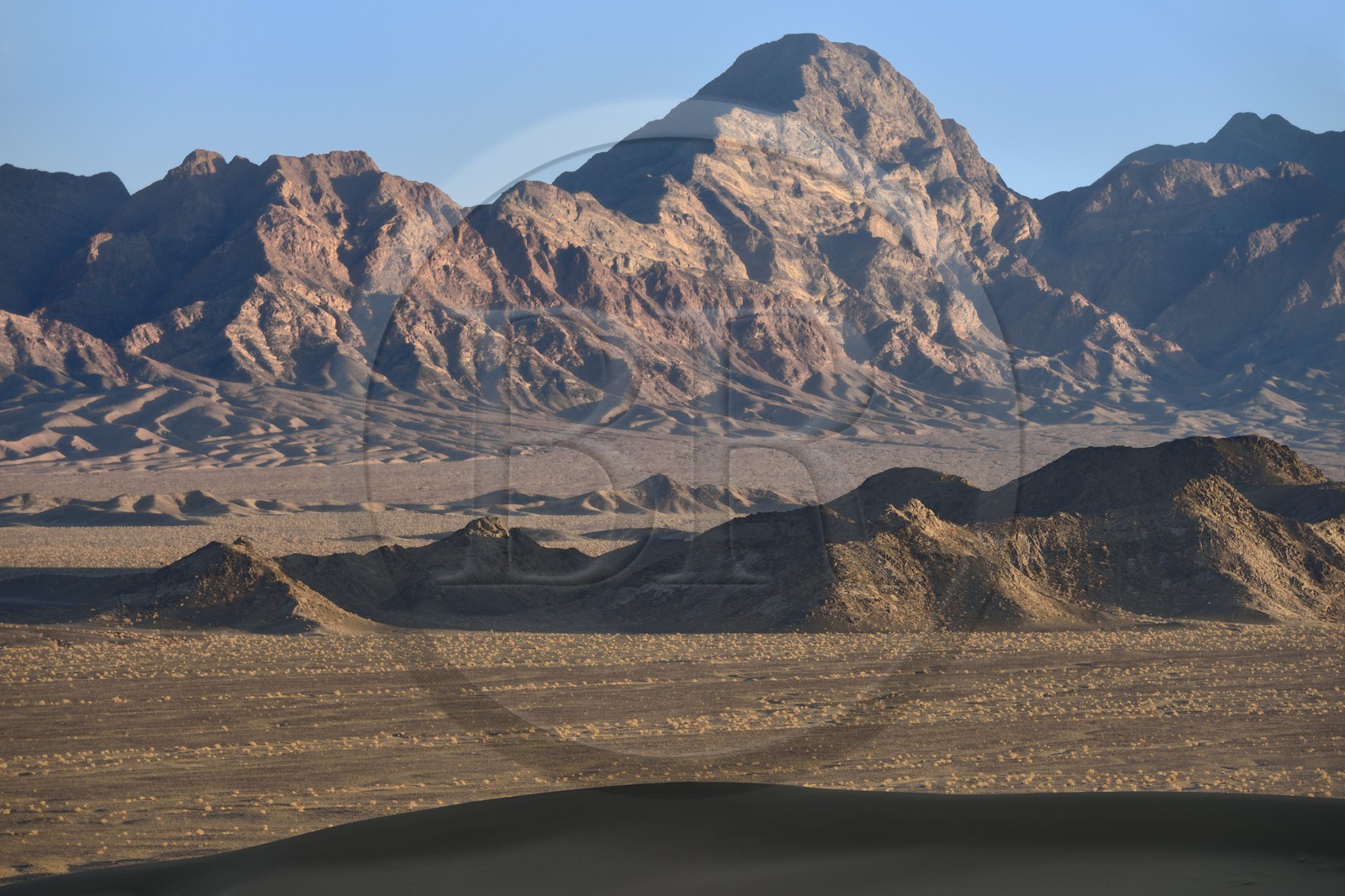 Iran, Province de Yazd, désert du Dasht-e Kavir, Moghestan, le massif montagneux de Moghestan