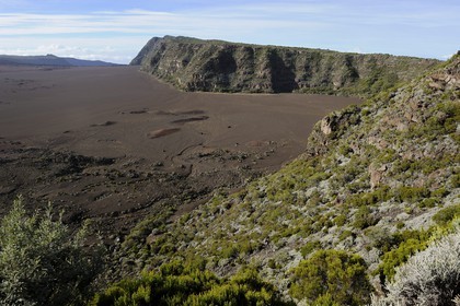 France, Reunion island (French overseas department), Piton de la Fournaise, listed as World Heritage by UNESCO volcano, Plaine des Sables