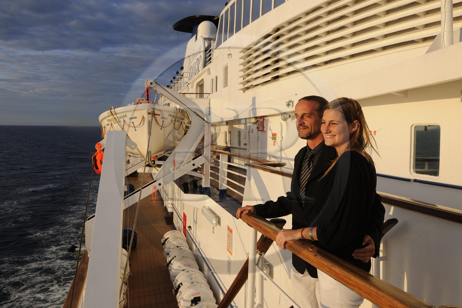 Groenland, à bord du bateau de croisière Princess Danae dans l'Océan Atlantique