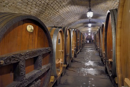 France, Bas Rhin, Strasbourg, old town listed as World Heritage by UNESCO, the Civil Hospital, Historical cellar of the Hospices de Strasbourg