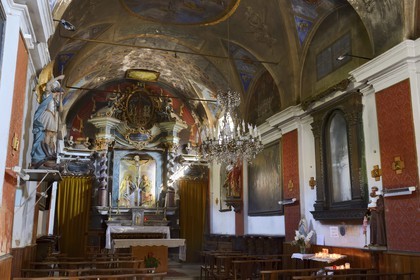 France, Haute-Corse (2B), Corte, la chapelle Sainte-Croix