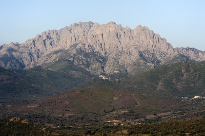 France, Haute-Corse (2B), région du Niolu (Niolo), le Monte Cinto