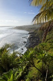 France, Reunion island (French overseas department), Petite-Ile on the southern coast, Grand-Bois beach and rocks