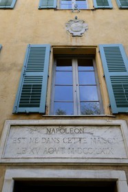 France, Corse du Sud, Ajaccio, Bonaparte House Museum in the house where Napoleon Bonaparte was born