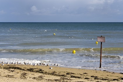 France, Calvados, Cote de Nacre, Lion sur Mer, beach