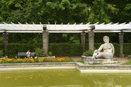 France, Rhone, Lyon, Parc de la Tete d'Or (Tete d'Or park), the Great Rose Garden