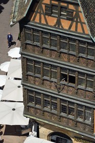 France, Bas-Rhin (67), Strasbourg, vieille ville classée au Patrimoine Mondial de l'UNESCO, place de la cathédrale, Maison Kammerzell du XVe-XVIe siècle