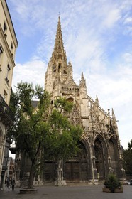 France, Seine-Maritime (76), Rouen, église Saint-Maclou joyau de l’art gothique flamboyant (XVème siècle)