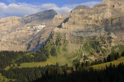 Switzerland, canton of Vaud, Les Diablerets at Col de la Croix