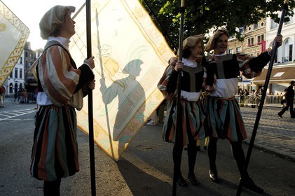 Belgique, Bruxelles, fête de l'Ommegang