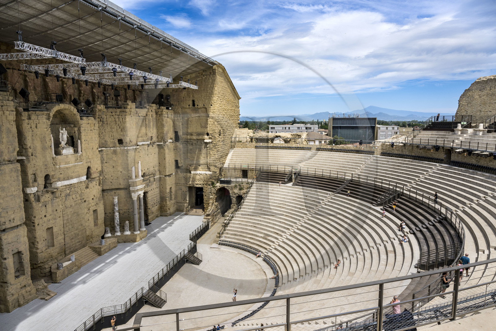 France, Vaucluse, Orange, the Roman theatre listed as World heritage by UNESCO, built during the reign of Augustus in the 1st century