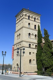 Spain, Aragon, Zaragoza, Zuda tower (torreon de La Zuda)
