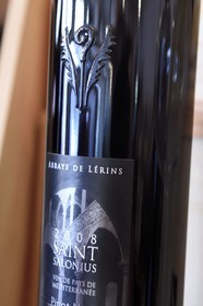 France, Alpes-Maritimes, Lerins Islands, Saint-Honorat island, wine produced by the Abbey of Lerins