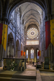 France, Ille et Vilaine, Cote d'Emeraude (Emerald Coast), Saint Malo, Saint-Vincent Cathedral of Saint-Malo