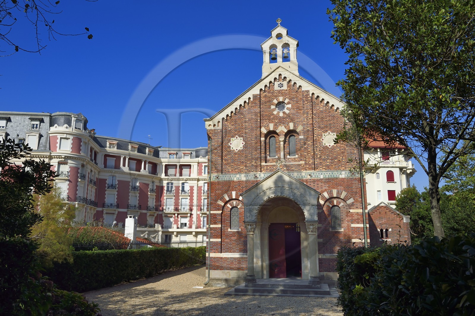 France, Pyrénées-Atlantiques (64), Pays-Basque, Biarritz, chapelle Impériale construite en 1864 par l'architecte Boeswillwald et dédiée à Notre-Dame-de-Guadalupe