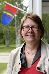 Sweden, Vasterbotten County, Umea, the Vasterbotten museum (folk museum) in Gammlia, Samiid Riikkasearvi in charge for cultur at the native Sami people organization