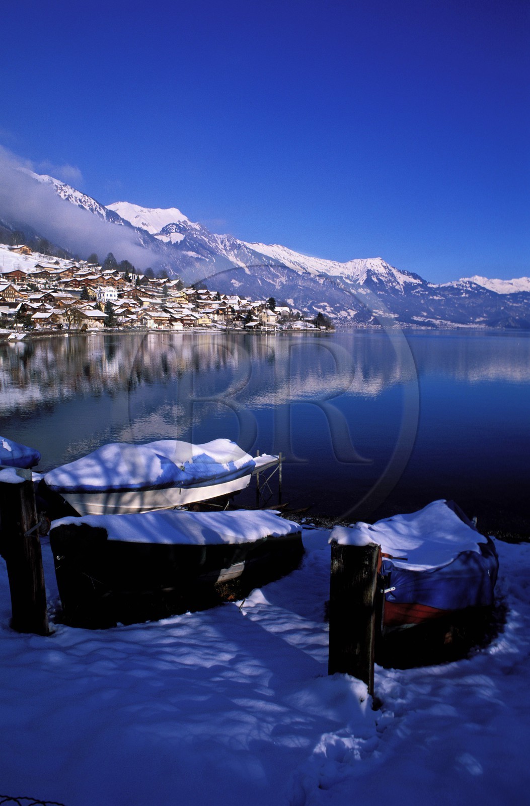 Suisse, région de Bern (Oberland Bernois), le lac de Brienz