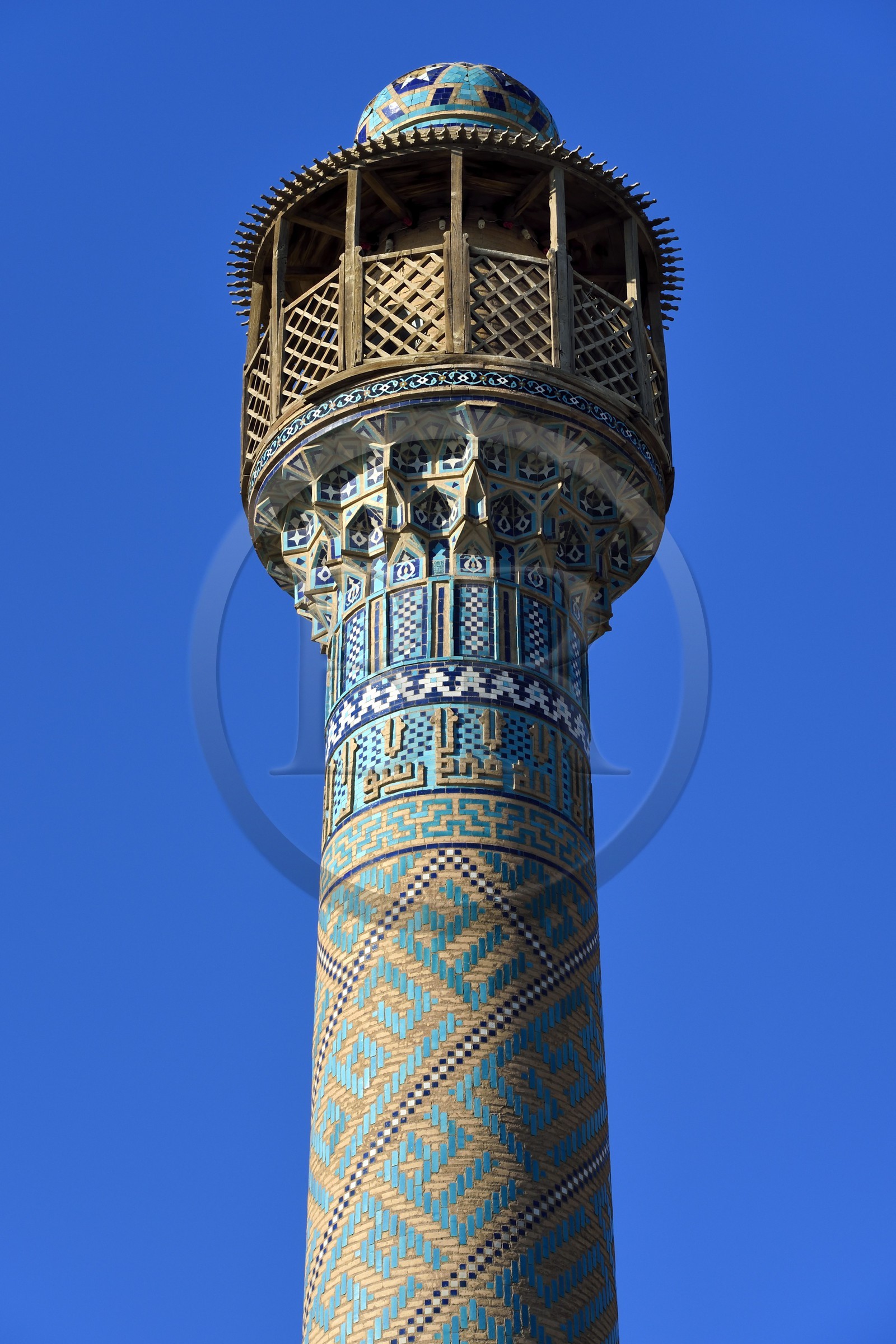Iran, province d'Ispahan, Ispahan, Mosquée Jame, grande mosquée d'Ispahan dite aussi mosquée du vendredi