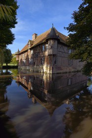 France, Calvados, Pays d'Auge, Coupesarte, 16th century Coupesarte mansion