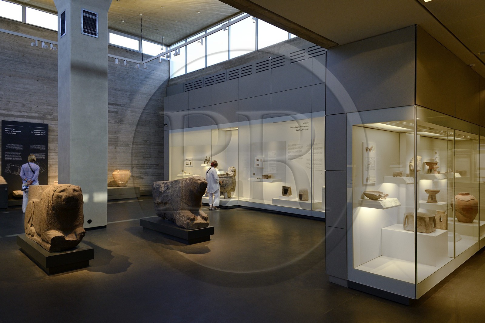 Israel, Jérusalem, quartier de Guivat Ram, musée d'Israel, departement d'archéologie, objets de la periode canaanite