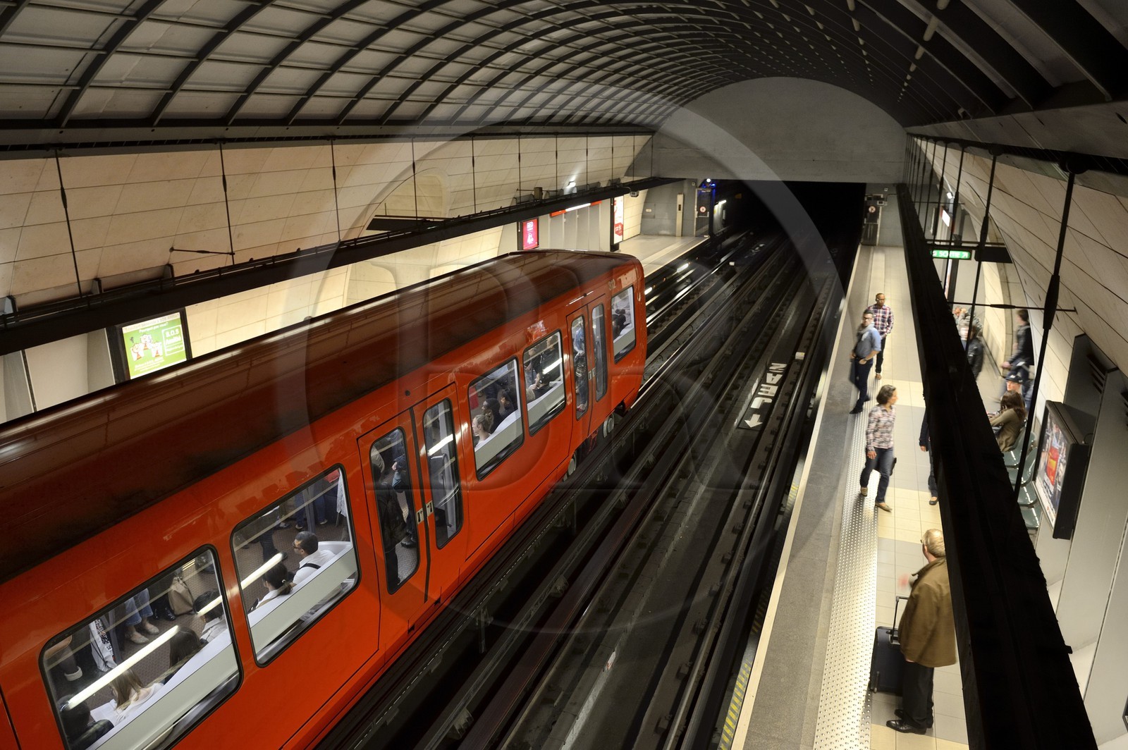 France, Rhône (69), Lyon, la station de Metro cathedrale Saint Jean
