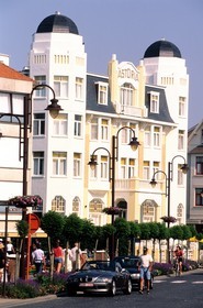 Belgique, Flandre-Occidentale, station balnéaire de De Haan (Le Coq), l' ancien palace Astoria