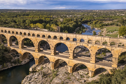 France, Gard,  (aerial view)