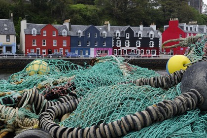 United Kingdom, Scotland, Highland, Inner Hebrides, Isle of Mull, Tobermory harbour