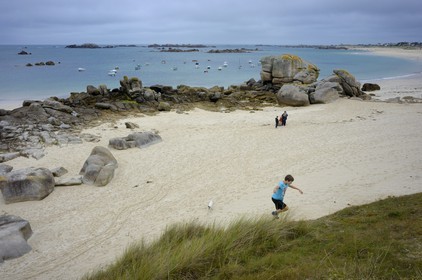 France, Finistère (29), Pays des Abers, Côte des Légendes, le hameau de Meneham