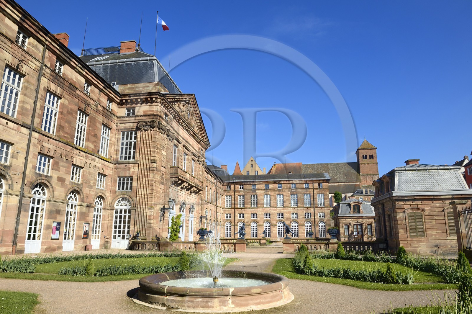 France, Bas-Rhin (67), Saverne, le chateau des Rohan