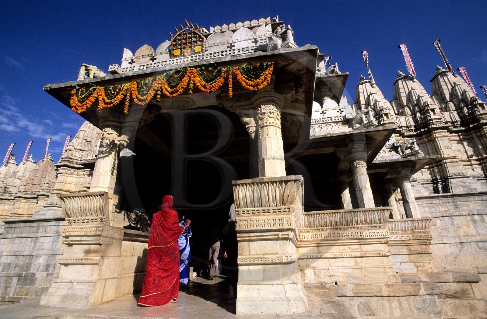 India, Rajasthan State, Ranakpur, the Adinatha temple, the most important Jaïn sanctuary