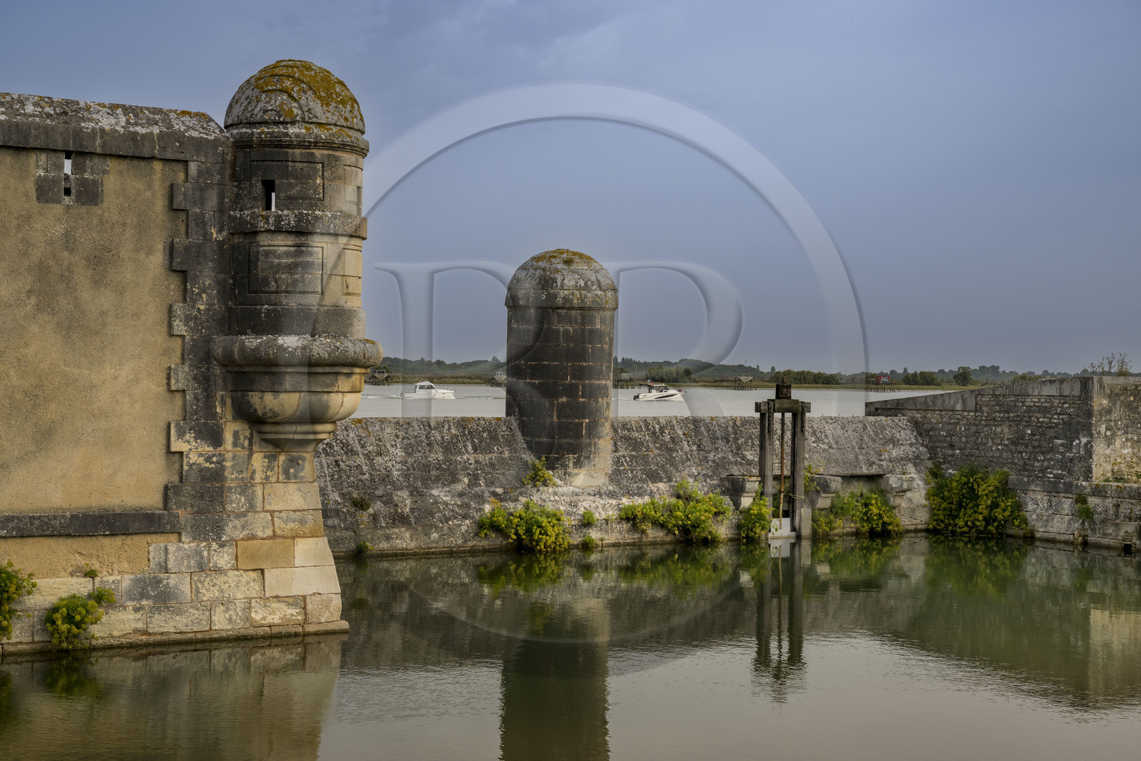 France, Charente Maritime, Saint Nazaire sur Charente, Fort Lupin on Charente River banks built by Vauban