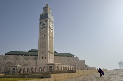 Maroc, Casablanca, Grande Mosquée Hassan II