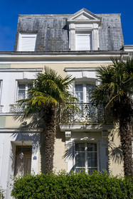 France, Loire-Atlantique, Saint-Nazaire, district of Havana not far from the seafront, spared from the bombings of the Second World War, with its villas and quiet streets, it tells the story of the city of the 1900s, Havana Avenue