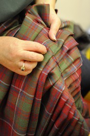United Kingdom, Scotland, Highlands, Inverness, Highland House of Fraser, Kilt maker and Supplier of Highland Dress, tartan of the Grant clan