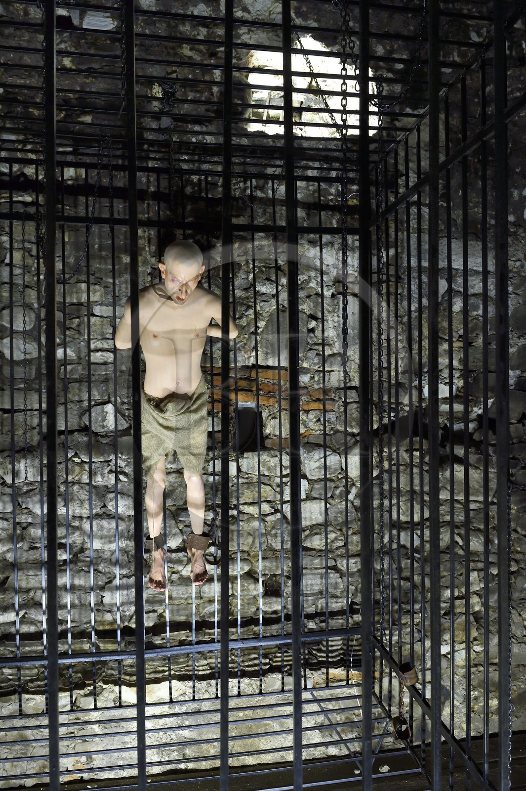 Roumanie, Transylvanie, Hunedoara, le chateau de Hunedoara ou chateau des Corvins, la prison