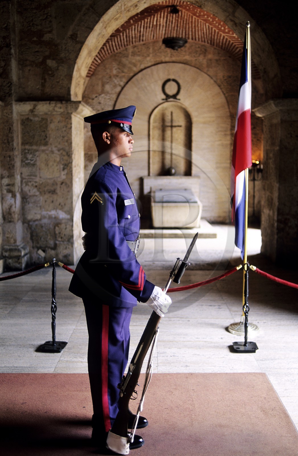 Dominican Republic, Santo Domingo, national pantheon, national guard