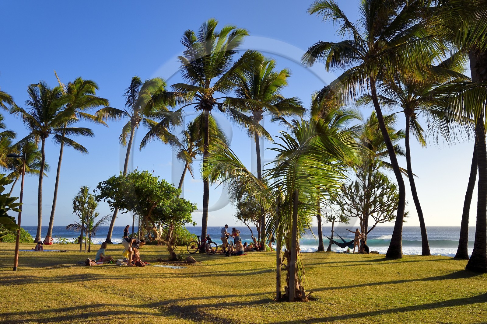 France, Ile de la Reunion, Petite-Ile sur la côte sud, plage de Grand-Anse