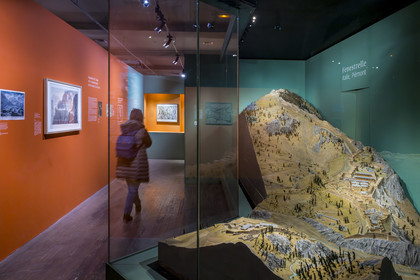 France, Paris (75), Hotel des Invalides, Musée de l'Armée, Musée des Plans-Reliefs, maquette de Fenestrelle (Piémont, Italie) réalisée en en 1757 au 1 400