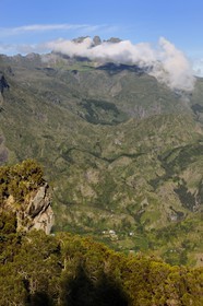 France, île de la Réunion, cirque de Salazie, classé Patrimoine Mondial de l'UNESCO