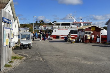 Sweden, Västra Götaland, Koster Islands, Sydkoster, Ekenäs, ferry stop