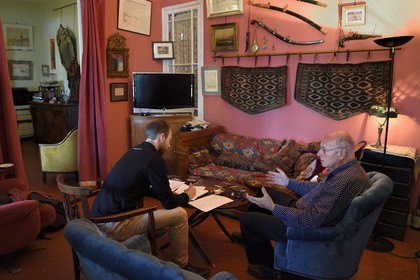 France, Var, the Rade (Roadstead) of Toulon, La Seyne-sur-Mer, area of Tamaris, Boris Cyrulnik