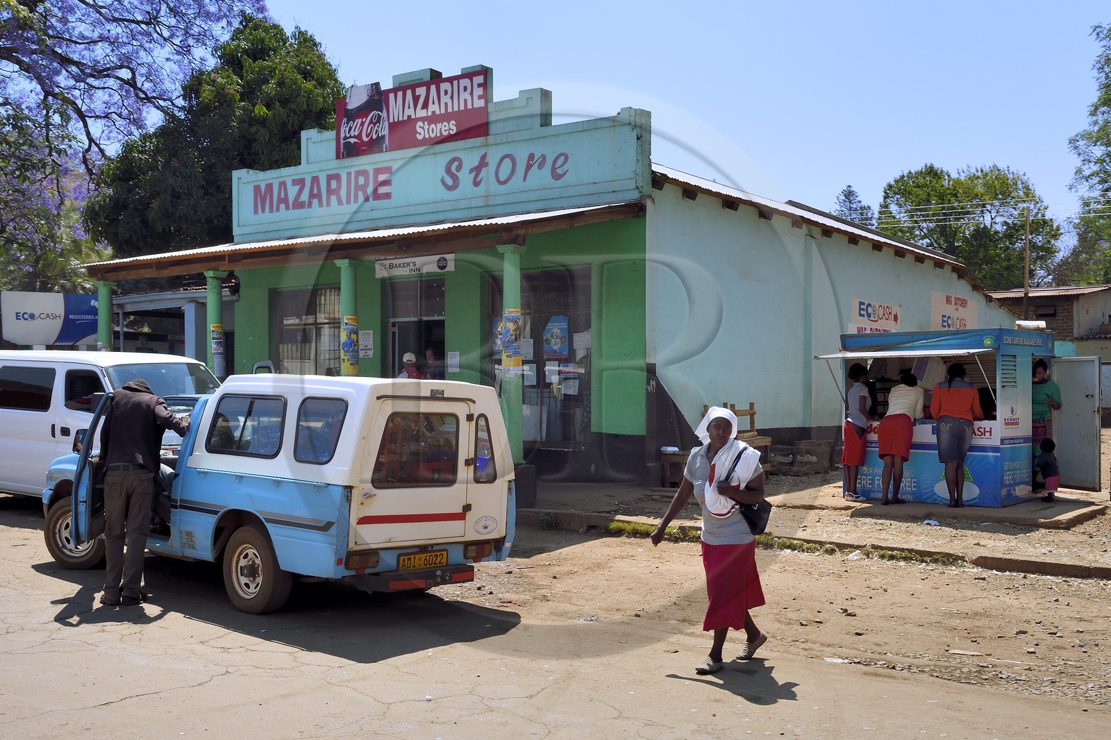 Zimbabwe, province des Midlands, région de Gweru, épicerie à Selukwe