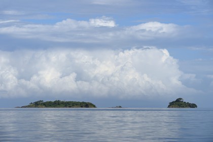 Panama, Pearl Islands, Isla Caracoles and Majagua