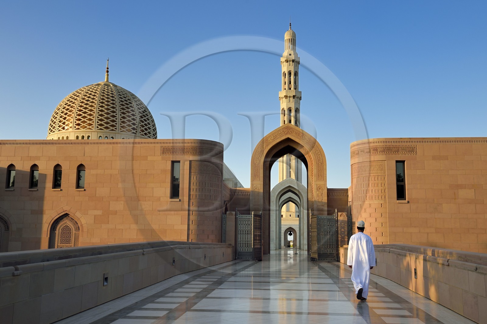 Sultanat d'Oman, Mascate, la Grande Mosquée du Sultan Qaboos (Qabus)
