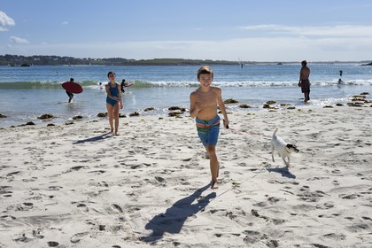 France, Finistère (29), Landeda, les dunes de Sainte-Marguerite