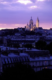 France, Paris (75), le Sacré-Cúur sur la Butte Montmartre
