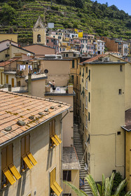 Italy, Liguria, Cinque Terre National Park listed as World Heritage by UNESCO, village of Manarola