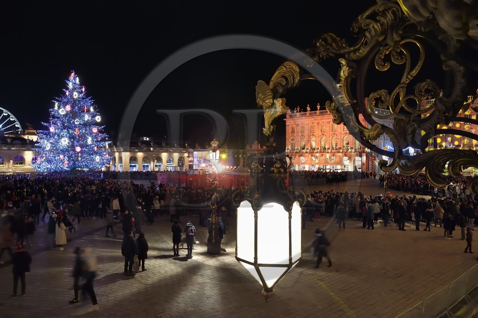 France, Meurthe-et-Moselle (54), Nancy, place Stanislas (ancienne Place Royale) lors de la fête de la Saint-Nicolas, classée Patrimoine Mondial de l'UNESCO
